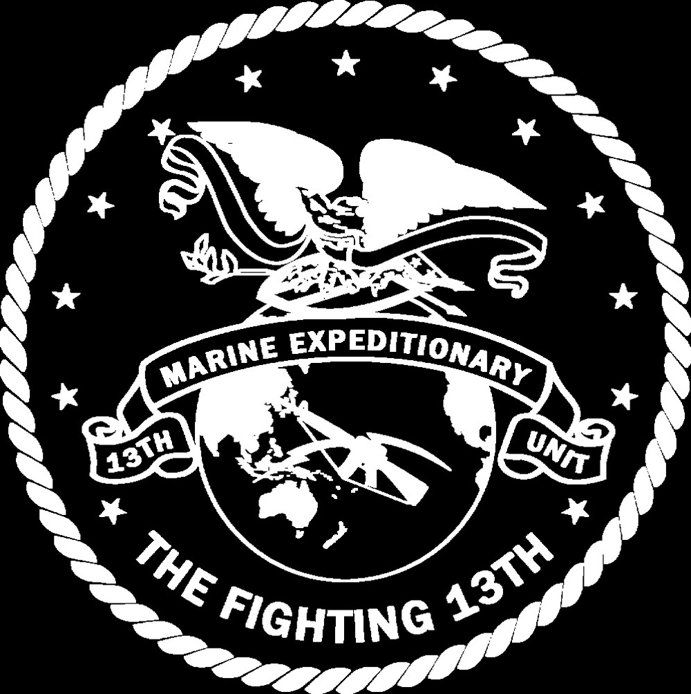 13th MEU Logo | White | PNG
