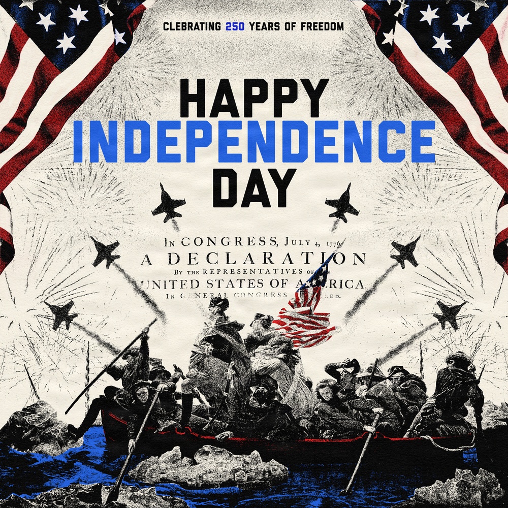 Naval Air Station Patuxent River Fourth of July Graphic