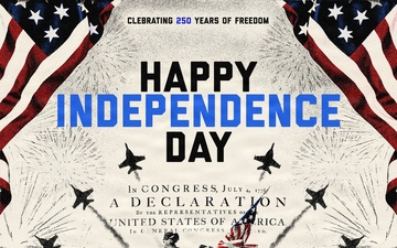 Naval Air Station Patuxent River Fourth of July Graphic