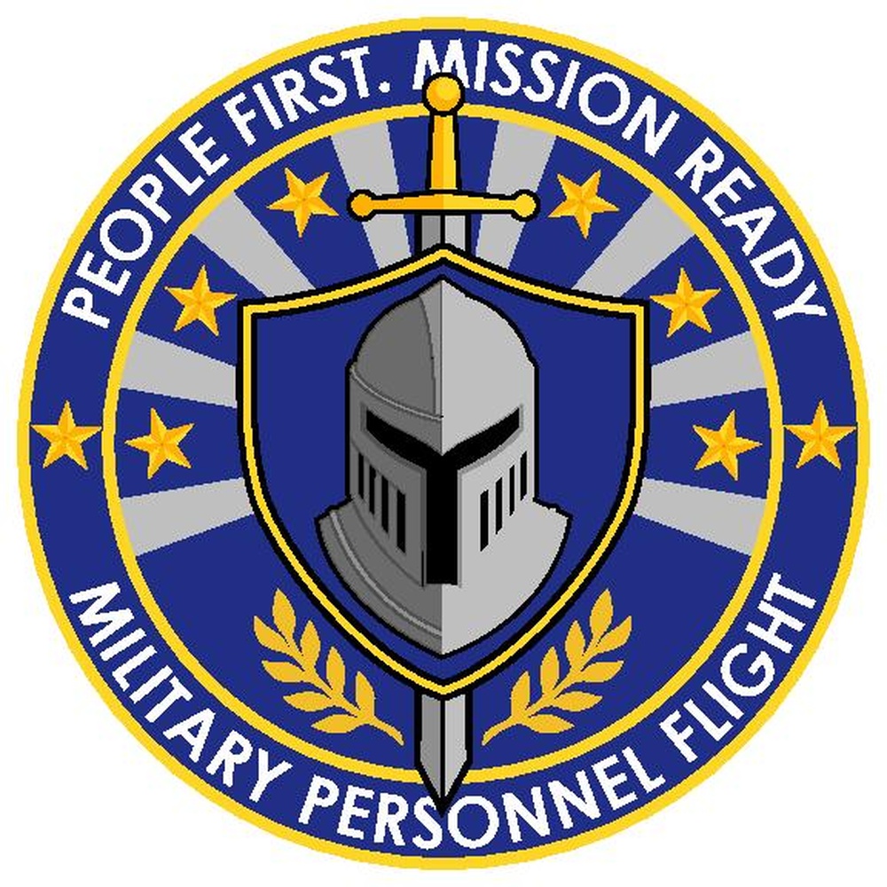 Military Personnel Flight emblem reflects unit identity and mission