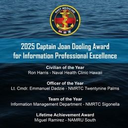 2025 Dooling Award winners redefine Navy Medicine IT excellence