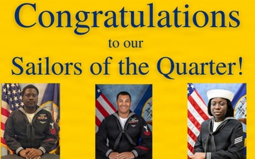 Sailors of the Quarter for the third quarter for fiscal year 2026