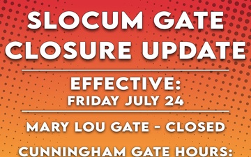 Slocum Gate Closure Update