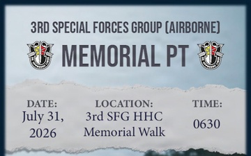 3rd SFG(A) (Airborne) honors fallen Soldiers