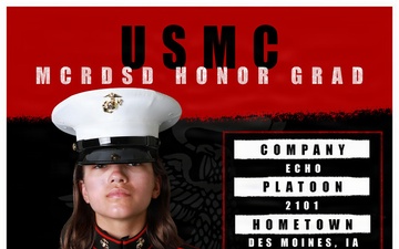 Echo Company Honor Graduate