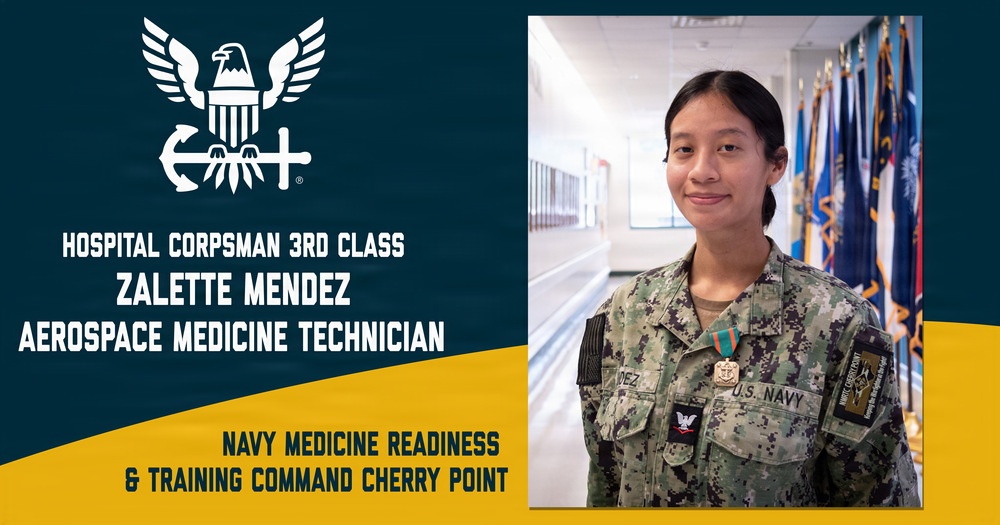 I Keep the Warfighter in the Fight: Hospital Corpsman 3rd Class Zalette Mendez