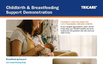 Childbirth &amp; Breastfeeding Support Demonstration: Breastfeeding Support Fact Sheet