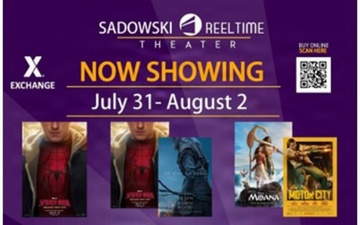 Reel-time theater schedule July 31-Aug 2