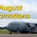 911th Airlift Wing August promotions