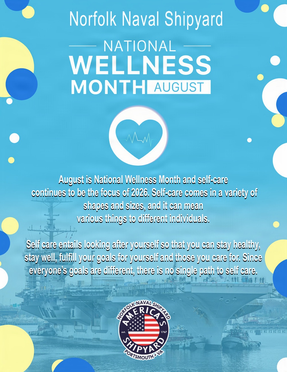 NNSY Recognizes National Wellness Month