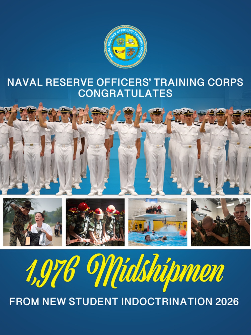 Naval Reserve Officers' Training Corps Wraps Up New Student Indoctrination 2026