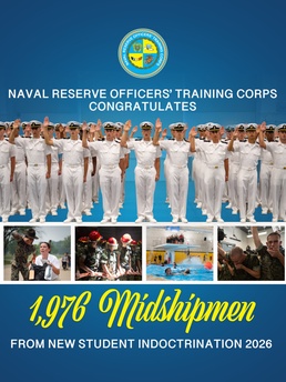 Naval Reserve Officers' Training Corps Wraps Up New Student Indoctrination 2026