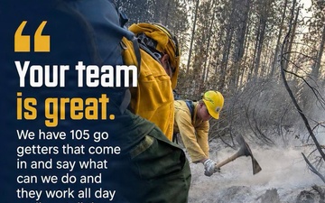 Quote from Incident Manager about Washington National Guard Soldiers and Airmen