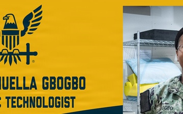 I Keep the Warfighter in the Fight: Hospital Corpsman Second Class Emmanuella Gbogbo