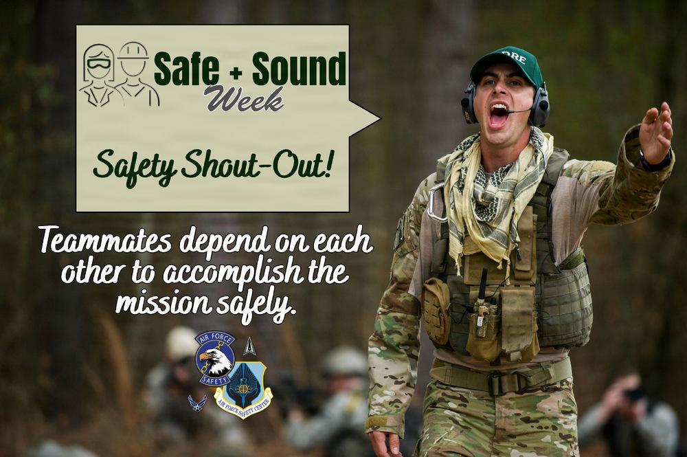 Safe + Sound Week - Safety Shout-Out