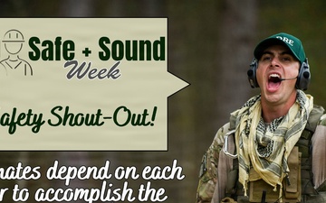 Safe + Sound Week - Safety Shout-Out