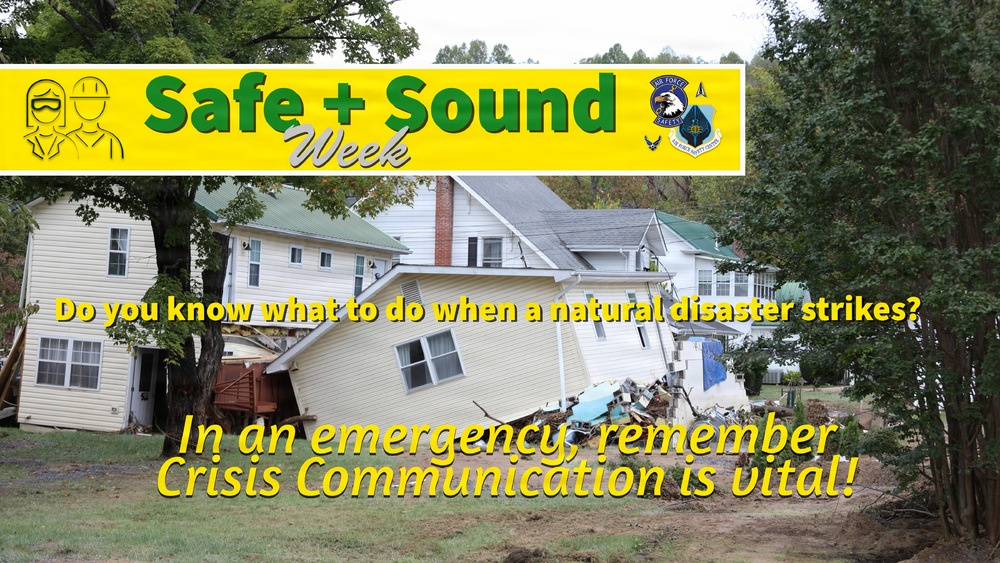 Safe + Sound Week - Crisis Communication