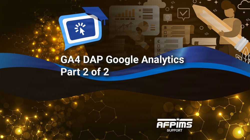 GA4 DAP Google Analytics Part 2 of 2