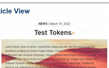 ArticleCS Article View