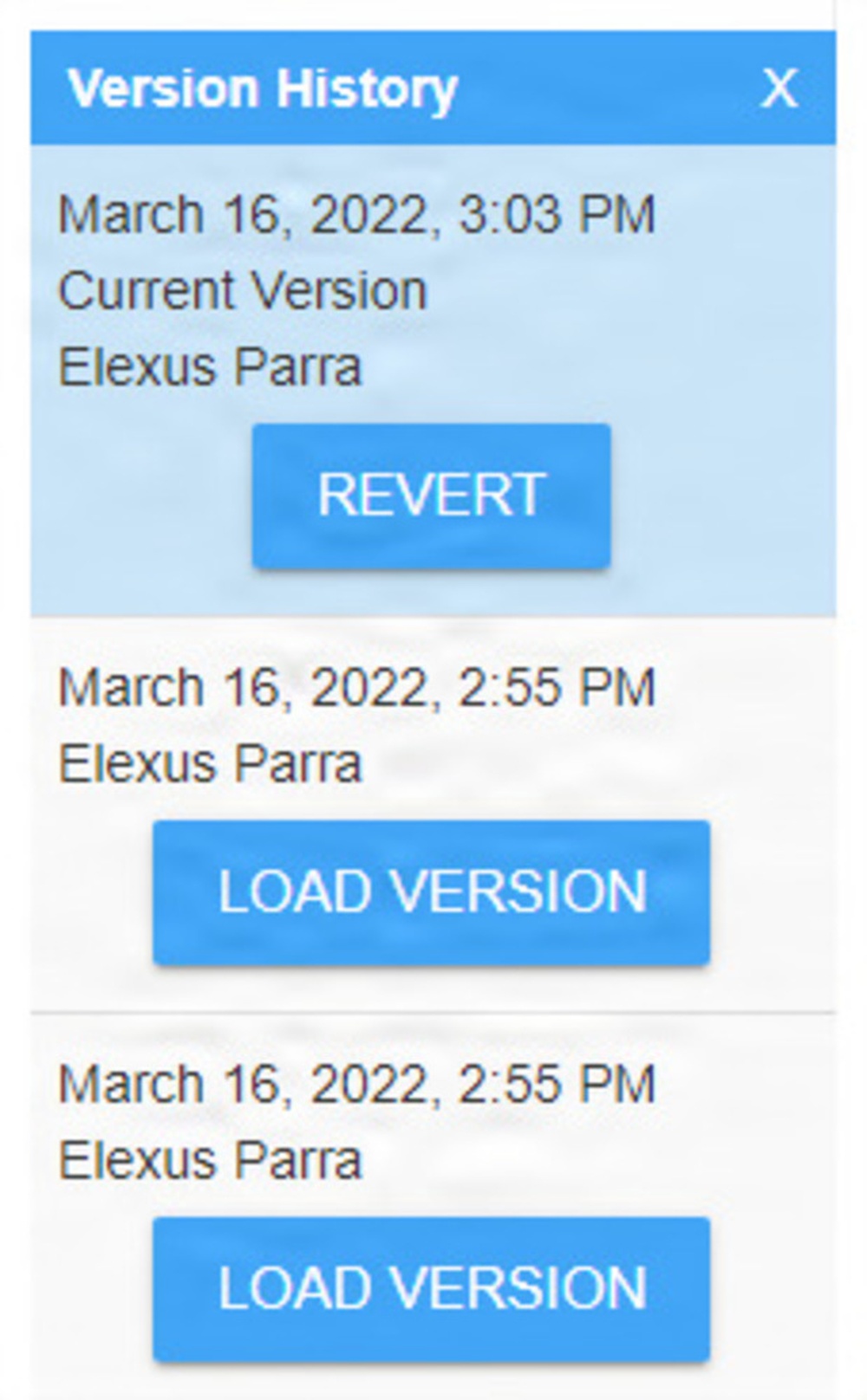 ArticleCS Content Version
