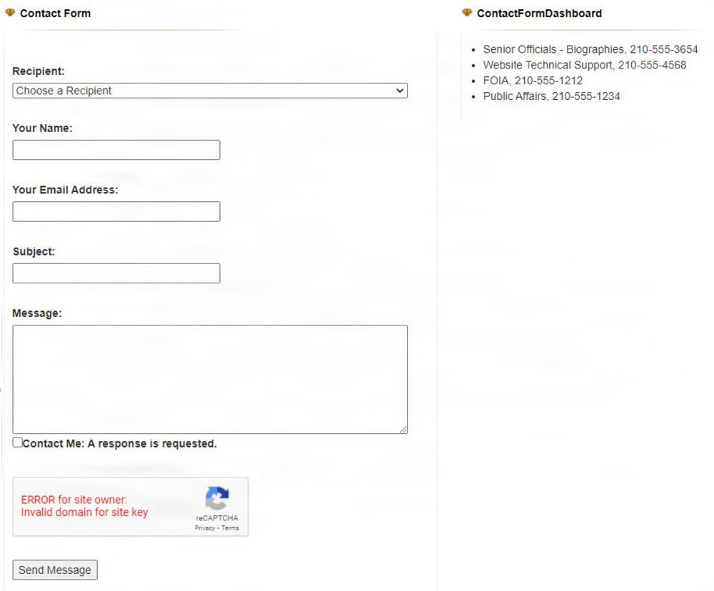 Contact Form