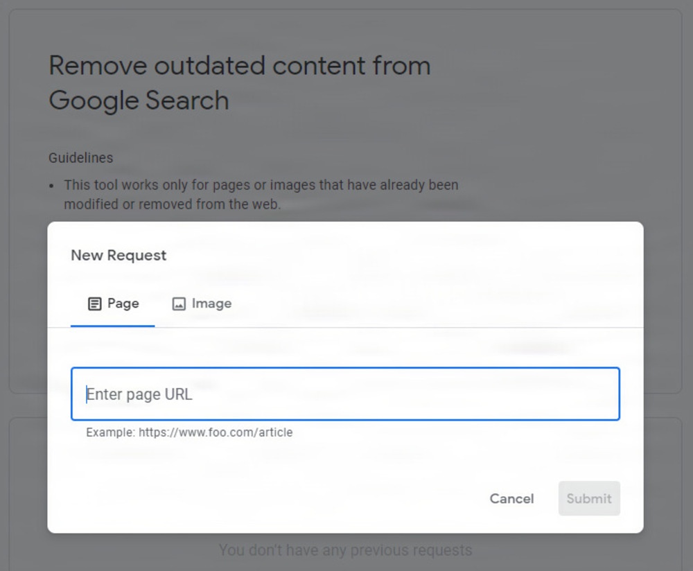 Content Removal