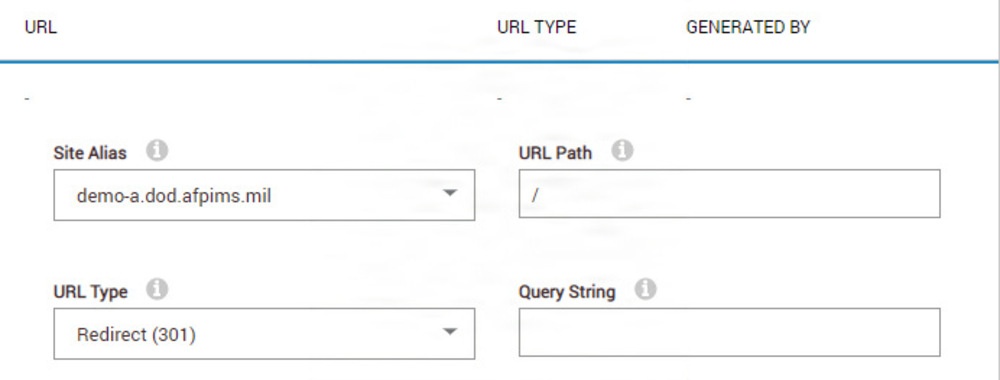 URL Redirect