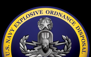 The official command logo of Explosive Ordnance Disposal Mobile Unit (EODMU) 3