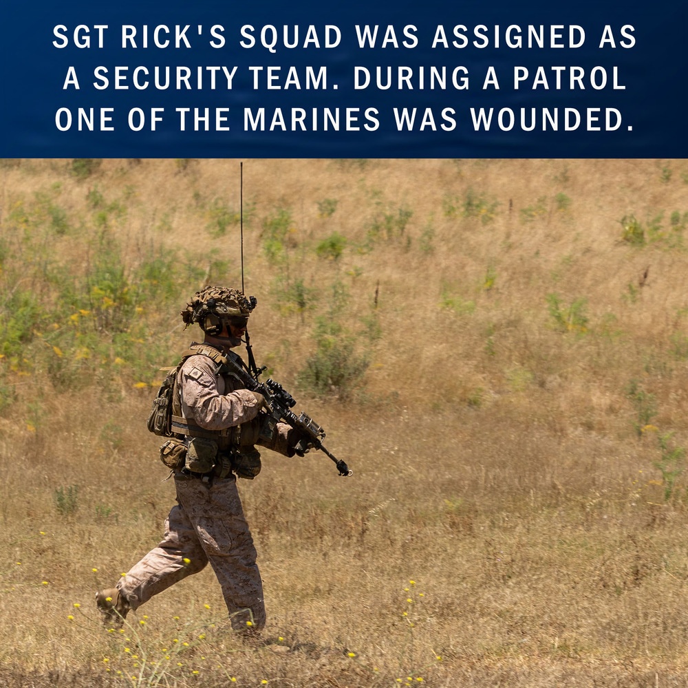 U.S. Marines with 1st MARDIV highlight unwavering selflessness