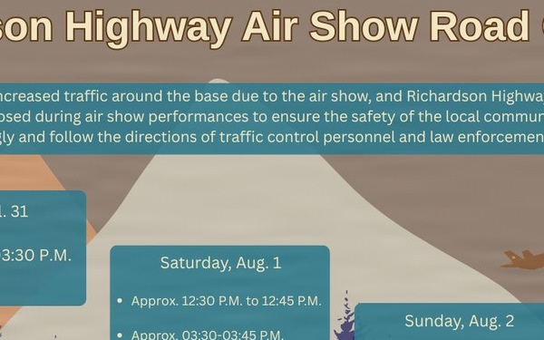 2026 Arctic Lightning Air Show Road Closures