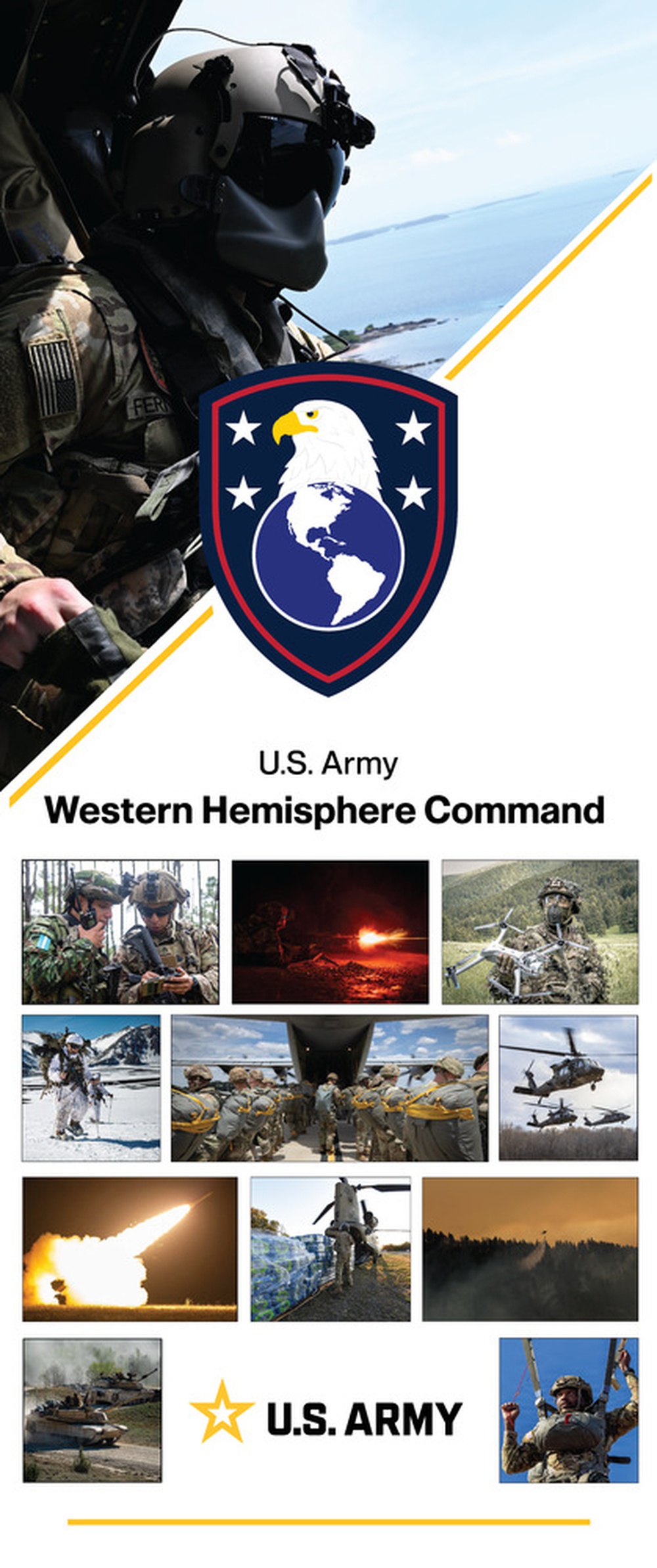 U.S. Army Western Hemisphere Command Retractable Banner Graphics