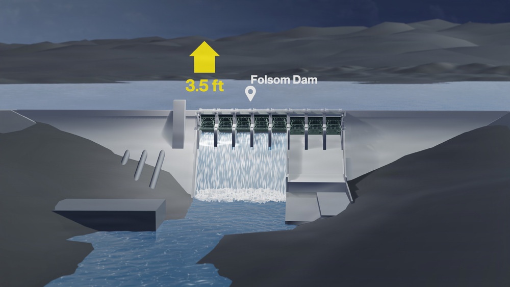 Folsom Dam Raise 3D Visualization