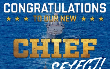 ESG 7 / CTF-76 Chief Selects Announcement FY26 Graphic