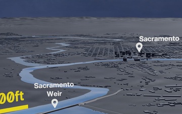 Sacramento Weir Widening 3D Visualization