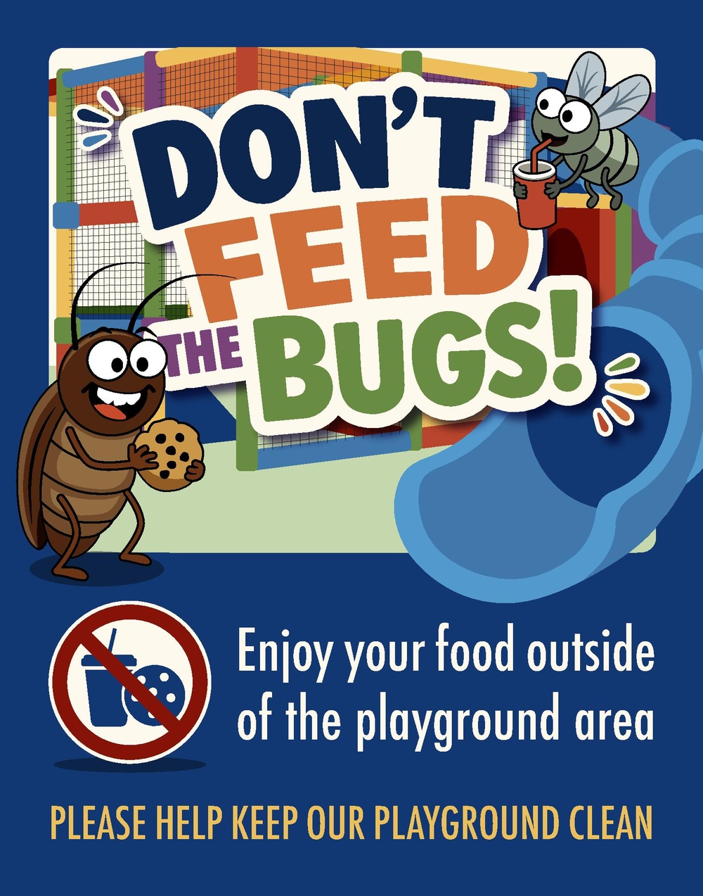 Little Rock AFB indoor playground food policy