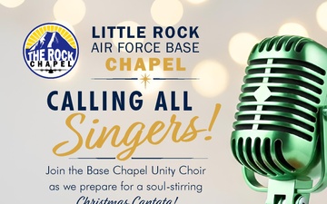 Little Rock AFB Chapel seeks singers for Christmas cantata