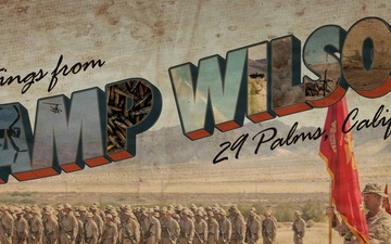 Greetings from Camp Wilson Postcard Graphic