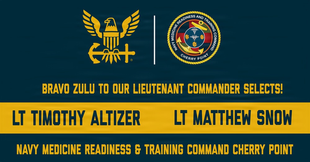 Cherry Point Clinic Celebrates Lieutenant Commander Selects
