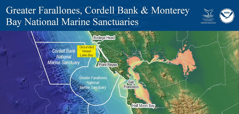 Unified Command responds to grounded vessel near Point Reyes