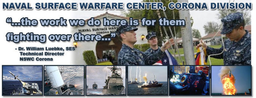 Main image for NSWC Corona Internet Site