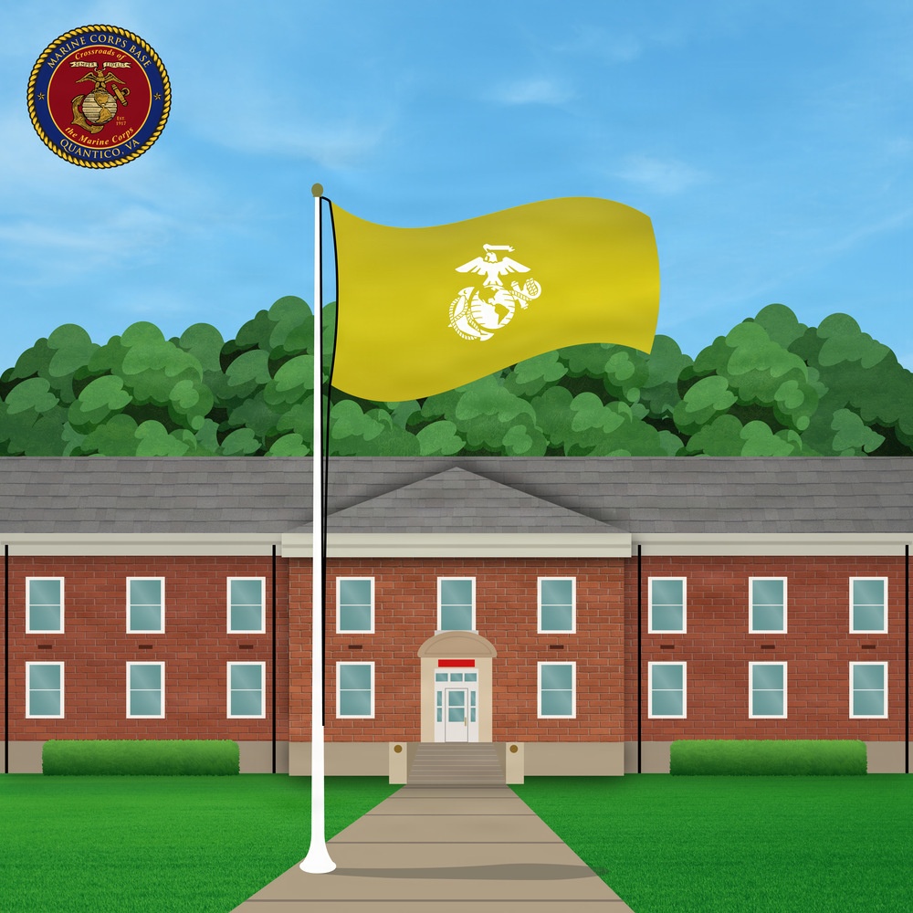 MCB Quantico Flag Conditions | Yellow Flag Graphic
