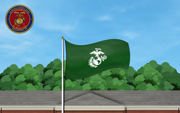 MCB Quantico Flag Conditions | Green Flag Graphic