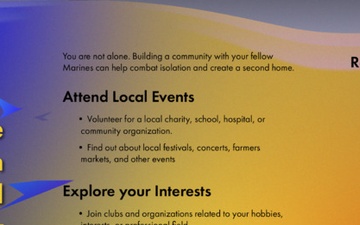 Combating the Blues: Building a Home Away from Home and Community