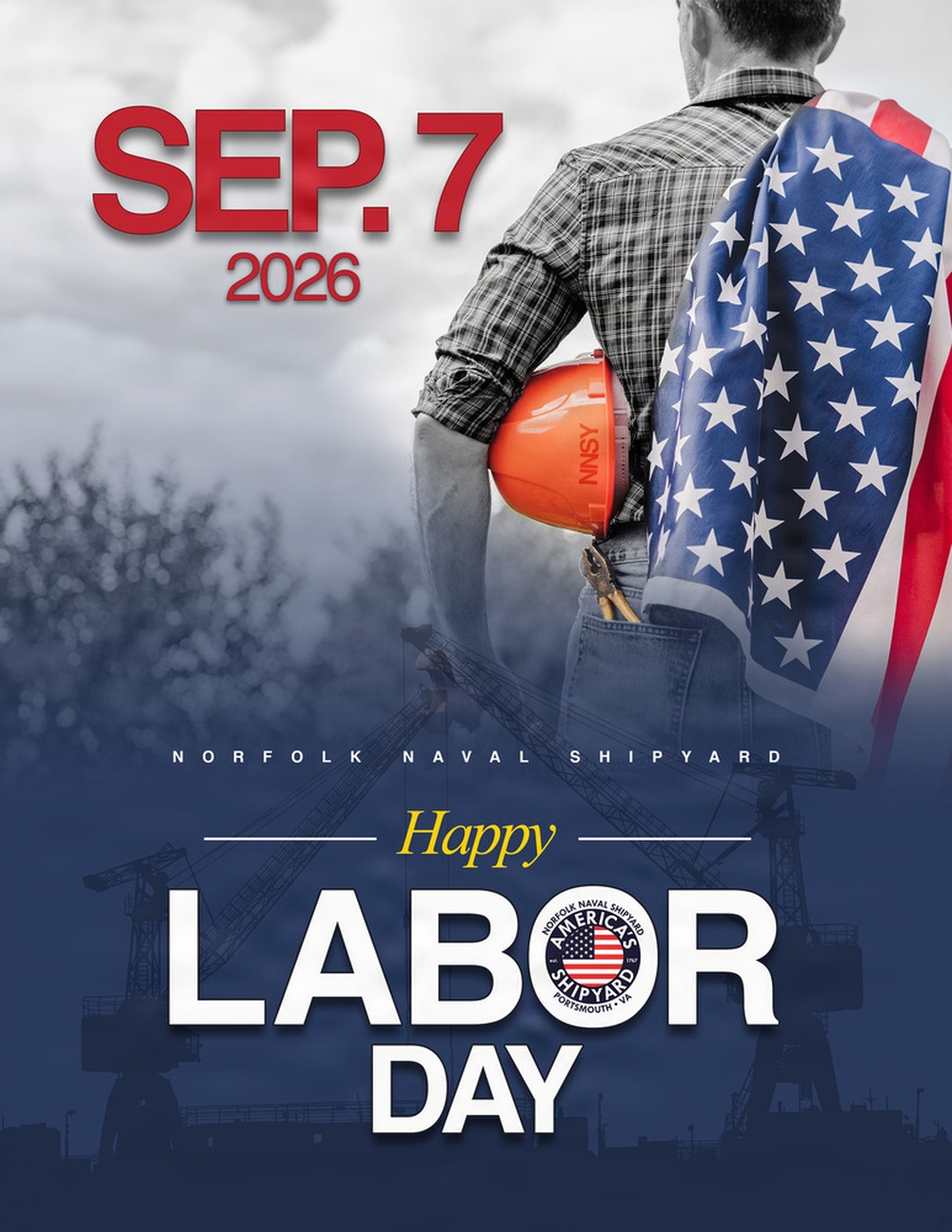 Happy Labor Day from Norfolk Naval Shipyard