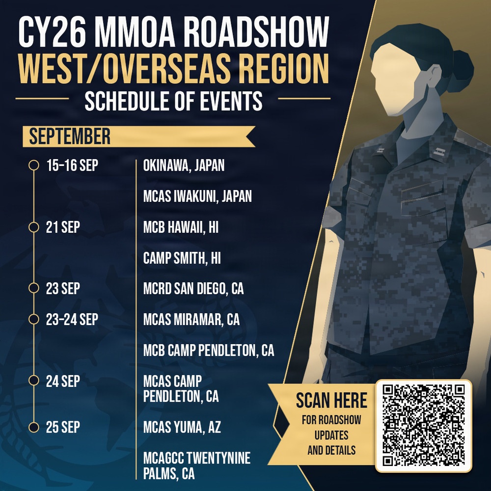MMOA Roadshow West and Overseas Region Schedule of Events