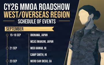 MMOA Roadshow West and Overseas Region Schedule of Events