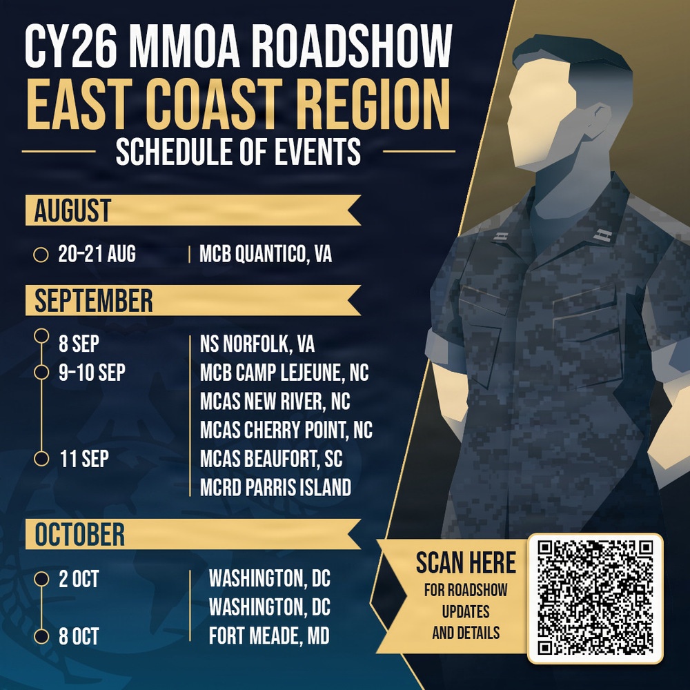MMOA Roadshow East Region Schedule of Events
