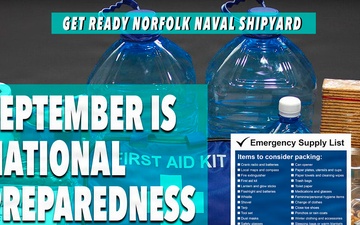 Norfolk Naval Shipyard Recognizes National Preparedness Month
