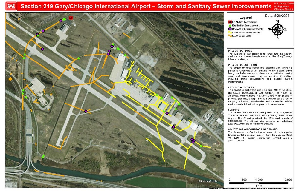 Section 219 Gary/Chicago International Airport Storm and Sanitary Sewer Improvements