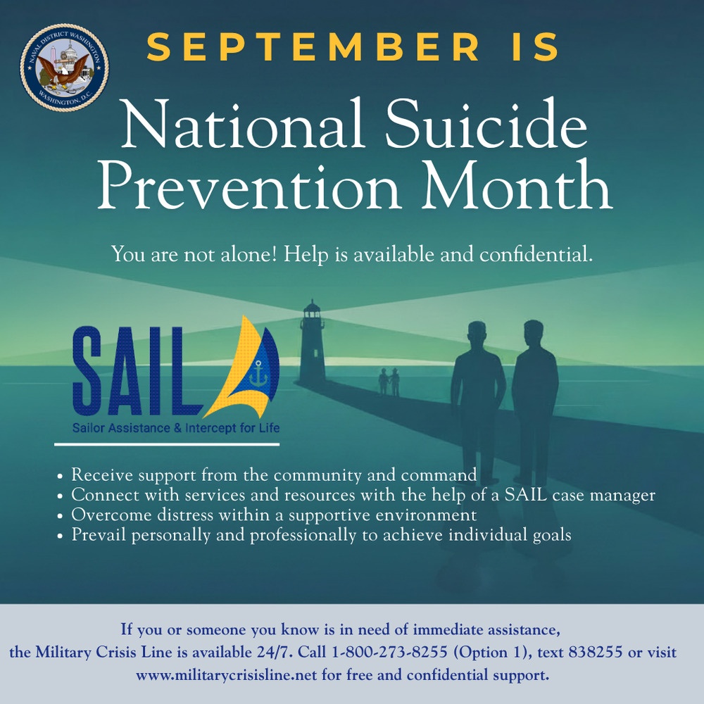 National Suicide Prevention Month Graphic